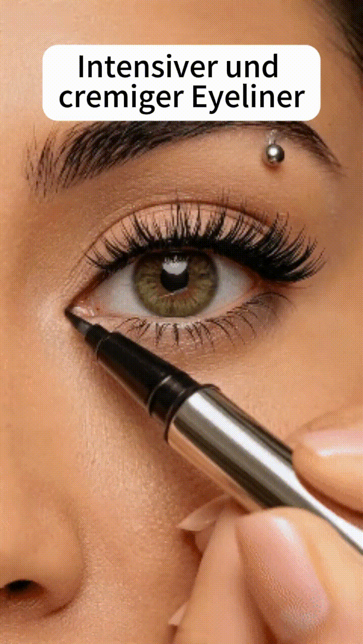 Wasserfester Eyeliner. Der hält.